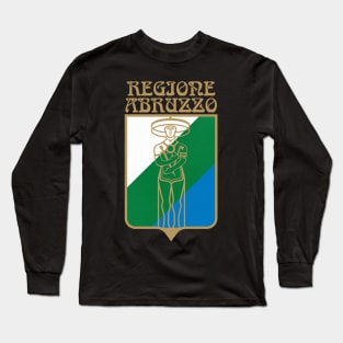 Abruzzo Vintage Style Design Long Sleeve T-Shirt